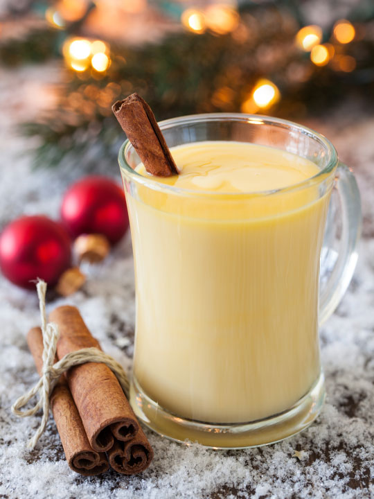 Egg Nog Frozen Yogurt Flavor with Vanilla base powder mix