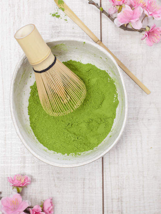 Green Tea Powder Frozen Yogurt Flavor with Vanilla base powder mix